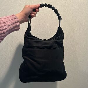 Christian Dior Nylon Tote Bag Black